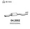 VW 055253209AL Front Silencer